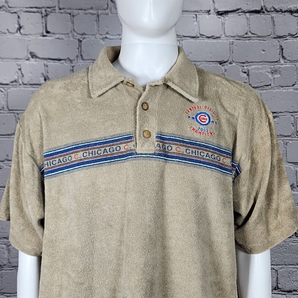 Chicago Cubs 2003 Central Division Championship Polo, Men's Large